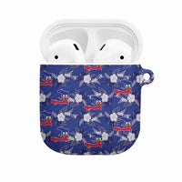 Afro-Haitians AirPods Case Ayiti Map and Rose Kayenn Tropical Style - Wonder Print Shop