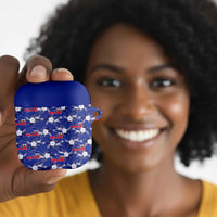 Afro-Haitians AirPods Case Ayiti Map and Rose Kayenn Tropical Style - Wonder Print Shop
