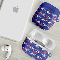 Afro-Haitians AirPods Case Ayiti Map and Rose Kayenn Tropical Style - Wonder Print Shop