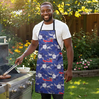 Afro-Haitians Apron Ayiti Map and Rose Kayenn Tropical Style - Wonder Print Shop