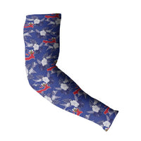 Afro-Haitians Arm Sleeves Ayiti Map and Rose Kayenn Tropical Style - Wonder Print Shop