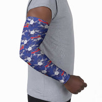 Afro-Haitians Arm Sleeves Ayiti Map and Rose Kayenn Tropical Style - Wonder Print Shop