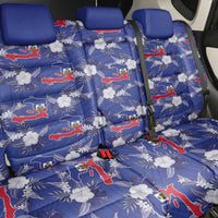 Afro-Haitians Back Car Seat Cover Ayiti Map and Rose Kayenn Tropical Style - Wonder Print Shop