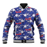 Afro-Haitians Baseball Jacket Ayiti Map and Rose Kayenn Tropical Style - Wonder Print Shop