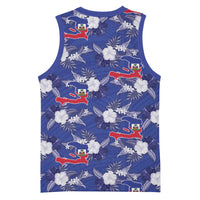 Afro-Haitians Basketball Jersey Ayiti Map and Rose Kayenn Tropical Style - Wonder Print Shop