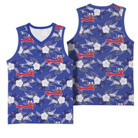 Afro-Haitians Basketball Jersey Ayiti Map and Rose Kayenn Tropical Style - Wonder Print Shop