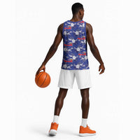 Afro-Haitians Basketball Jersey Ayiti Map and Rose Kayenn Tropical Style - Wonder Print Shop