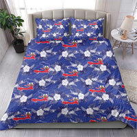 Afro-Haitians Bedding Set Ayiti Map and Rose Kayenn Tropical Style - Wonder Print Shop