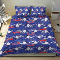 Afro-Haitians Bedding Set Ayiti Map and Rose Kayenn Tropical Style - Wonder Print Shop
