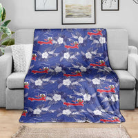 Afro-Haitians Blanket Ayiti Map and Rose Kayenn Tropical Style - Wonder Print Shop