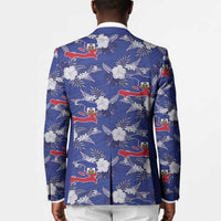 Afro-Haitians Blazer Ayiti Map and Rose Kayenn Tropical Style - Wonder Print Shop