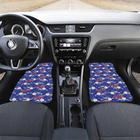 Afro-Haitians Car Mats Ayiti Map and Rose Kayenn Tropical Style - Wonder Print Shop