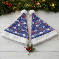 Afro-Haitians Christmas Santa Hat Ayiti Map and Rose Kayenn Tropical Style - Wonder Print Shop