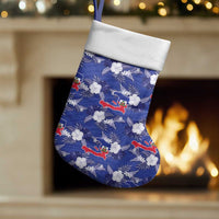 Afro-Haitians Christmas Stocking Ayiti Map and Rose Kayenn Tropical Style - Wonder Print Shop