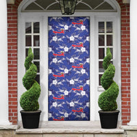 Afro-Haitians Door Cover Ayiti Map and Rose Kayenn Tropical Style - Wonder Print Shop