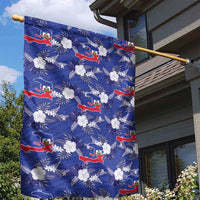 Afro-Haitians Garden Flag Ayiti Map and Rose Kayenn Tropical Style - Wonder Print Shop