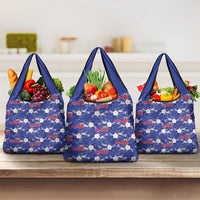 Afro-Haitians Grocery Bag Ayiti Map and Rose Kayenn Tropical Style - Wonder Print Shop