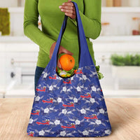 Afro-Haitians Grocery Bag Ayiti Map and Rose Kayenn Tropical Style - Wonder Print Shop