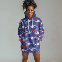 Afro-Haitians Hoodie Dress Ayiti Map and Rose Kayenn Tropical Style - Wonder Print Shop