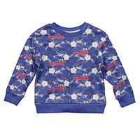 Afro-Haitians Kid Ugly Christmas Sweater Ayiti Map and Rose Kayenn Tropical Style - Wonder Print Shop
