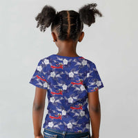 Afro-Haitians Kid T shirt Ayiti Map and Rose Kayenn Tropical Style LT14
