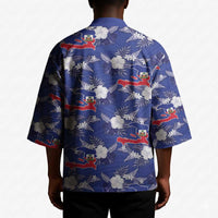Afro-Haitians Kimono Ayiti Map and Rose Kayenn Tropical Style - Wonder Print Shop