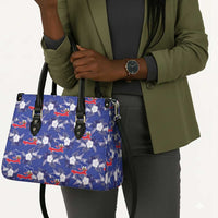 Afro-Haitians Leather Bag Ayiti Map and Rose Kayenn Tropical Style - Wonder Print Shop