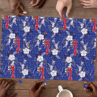 Afro-Haitians Puzzle Ayiti Map and Rose Kayenn Tropical Style - Wonder Print Shop