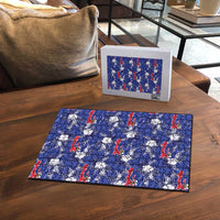 Afro-Haitians Puzzle Ayiti Map and Rose Kayenn Tropical Style - Wonder Print Shop