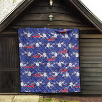 Afro-Haitians Quilt Ayiti Map and Rose Kayenn Tropical Style - Wonder Print Shop