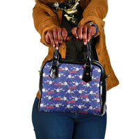 Afro-Haitians Shoulder Handbag Ayiti Map and Rose Kayenn Tropical Style - Wonder Print Shop