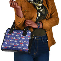 Afro-Haitians Shoulder Handbag Ayiti Map and Rose Kayenn Tropical Style - Wonder Print Shop