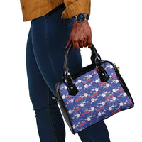 Afro-Haitians Shoulder Handbag Ayiti Map and Rose Kayenn Tropical Style - Wonder Print Shop