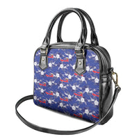 Afro-Haitians Shoulder Handbag Ayiti Map and Rose Kayenn Tropical Style - Wonder Print Shop