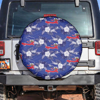 Afro-Haitians Spare Tire Cover Ayiti Map and Rose Kayenn Tropical Style - Wonder Print Shop