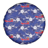 Afro-Haitians Spare Tire Cover Ayiti Map and Rose Kayenn Tropical Style - Wonder Print Shop