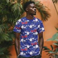 Afro-Haitians T shirt Ayiti Map and Rose Kayenn Tropical Style LT14