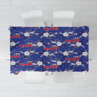 Afro-Haitians Tablecloth Ayiti Map and Rose Kayenn Tropical Style - Wonder Print Shop