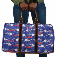 Afro-Haitians Travel Bag Ayiti Map and Rose Kayenn Tropical Style - Wonder Print Shop