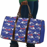 Afro-Haitians Travel Bag Ayiti Map and Rose Kayenn Tropical Style - Wonder Print Shop