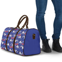 Afro-Haitians Travel Bag Ayiti Map and Rose Kayenn Tropical Style - Wonder Print Shop