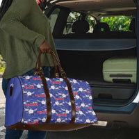Afro-Haitians Travel Bag Ayiti Map and Rose Kayenn Tropical Style - Wonder Print Shop