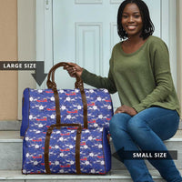 Afro-Haitians Travel Bag Ayiti Map and Rose Kayenn Tropical Style - Wonder Print Shop