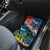Personalised United States And New Zealand Car Mats USA Eagle With Kowhai Aotearoa Tui Bird - Wonder Print Shop