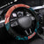 United States And New Zealand Steering Wheel Cover USA Eagle With Kowhai Aotearoa Tui Bird - Wonder Print Shop