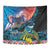 Personalised United States And New Zealand Tapestry USA Eagle With Kowhai Aotearoa Tui Bird - Wonder Print Shop