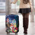 Personalised United States And Guam Luggage Cover USA Eagle With Guahan Seal Tropical Vibes - Wonder Print Shop