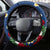 United States And Guam Steering Wheel Cover USA Eagle With Guahan Seal Tropical Vibes - Wonder Print Shop