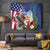 Personalised United States And Guam Tapestry USA Eagle With Guahan Seal Tropical Vibes - Wonder Print Shop