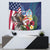 Personalised United States And Guam Tapestry USA Eagle With Guahan Seal Tropical Vibes - Wonder Print Shop